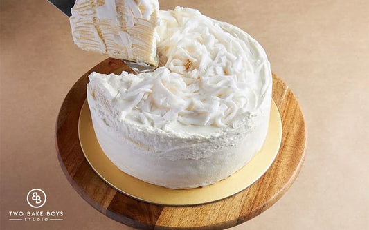 Coconut crepe cake