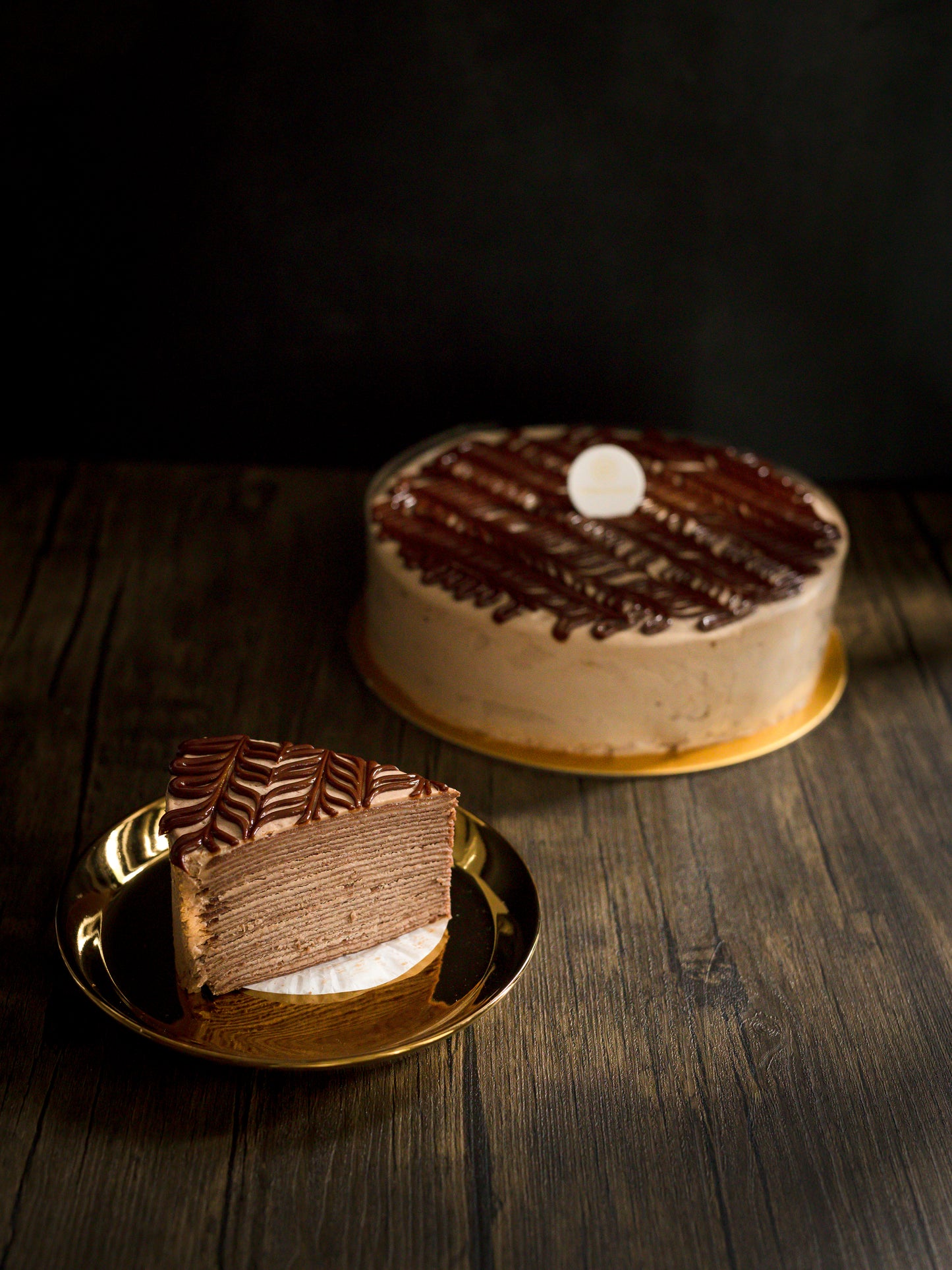 Nutella crepe cake 6" 🍫suitable for 6-8 pax