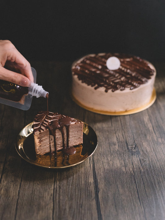 Nutella crepe cake 6" 🍫suitable for 6-8 pax