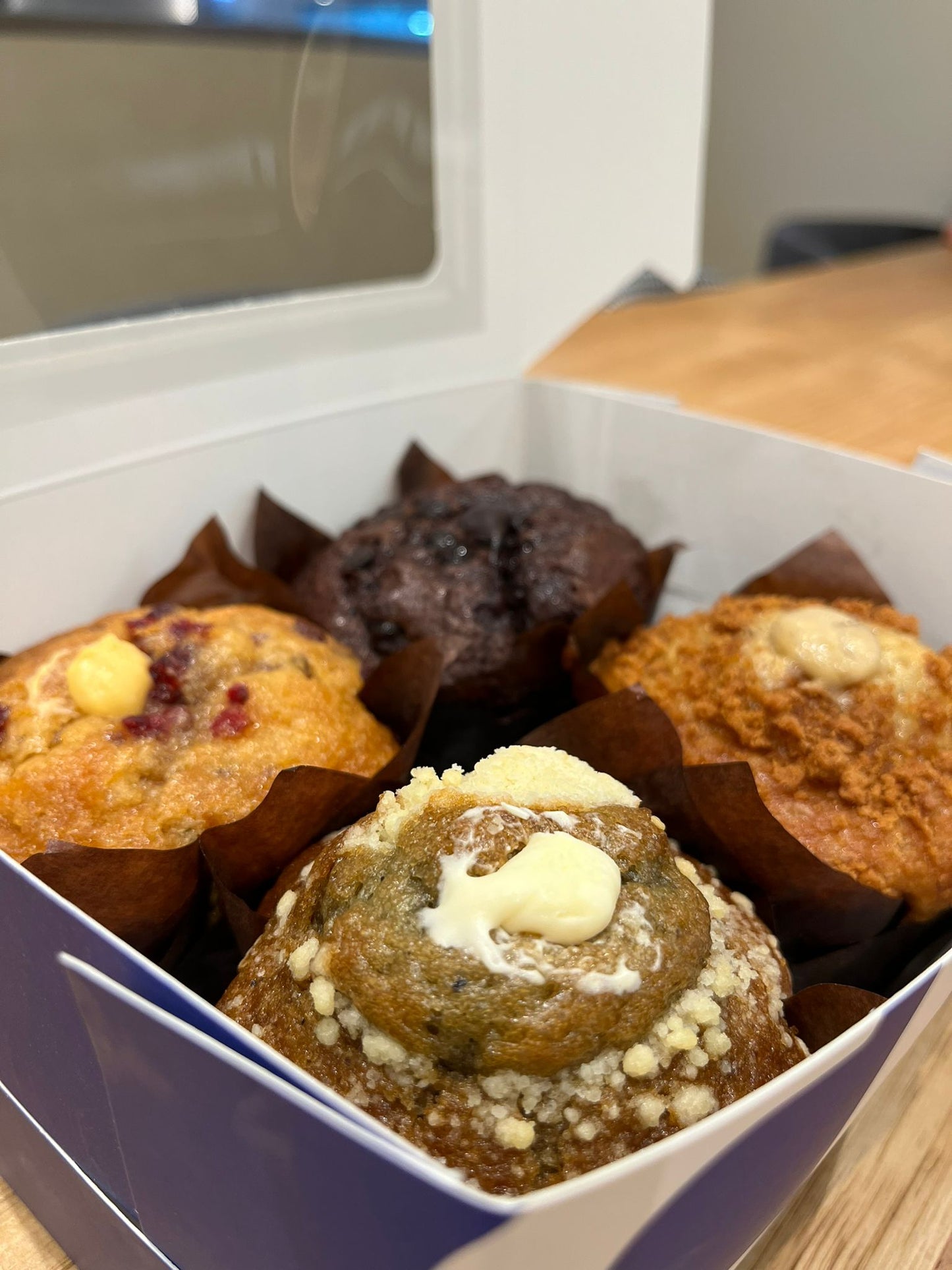 Assorted Lava Muffin box of 4