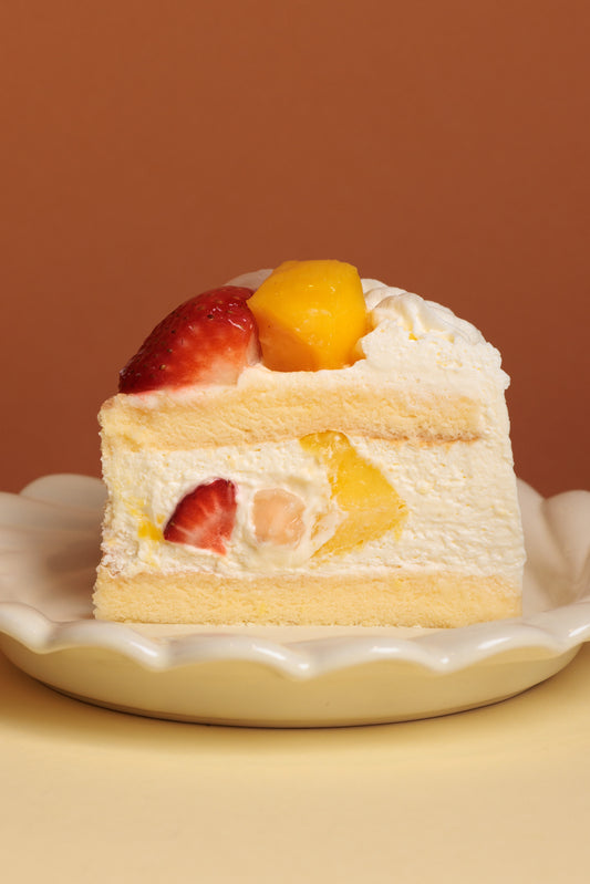 Korean Mixed Fruits Shortcake 🍓🍌🍇🥝🍎🍒 (shortcake the serie)