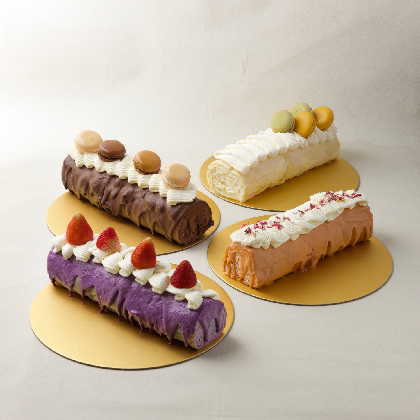 Log Crepe Cake Thai tea 22cm