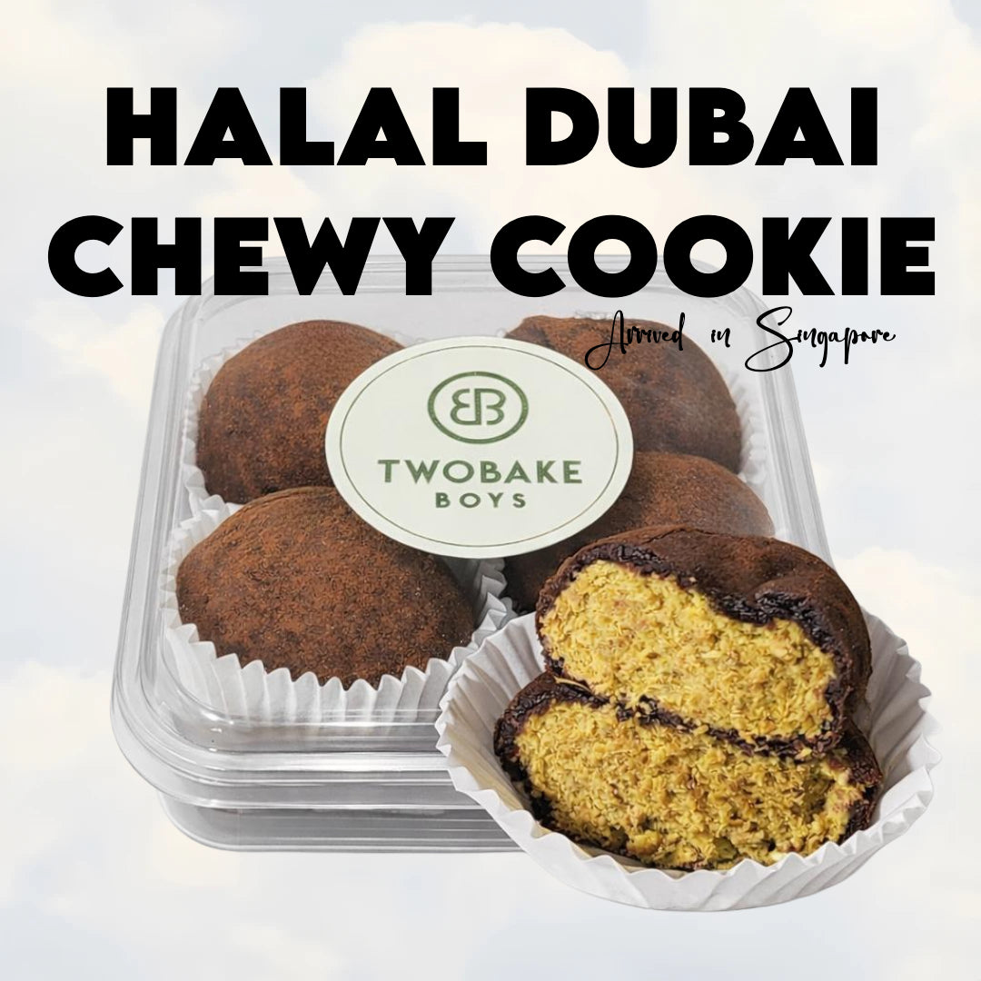 Dubai Chewy Cookie BOX OF 4 pieces (Original Pistachio kunafa