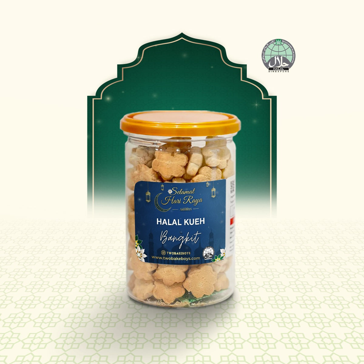 Halal Kueh Bangkit Size L 80 pieces✨