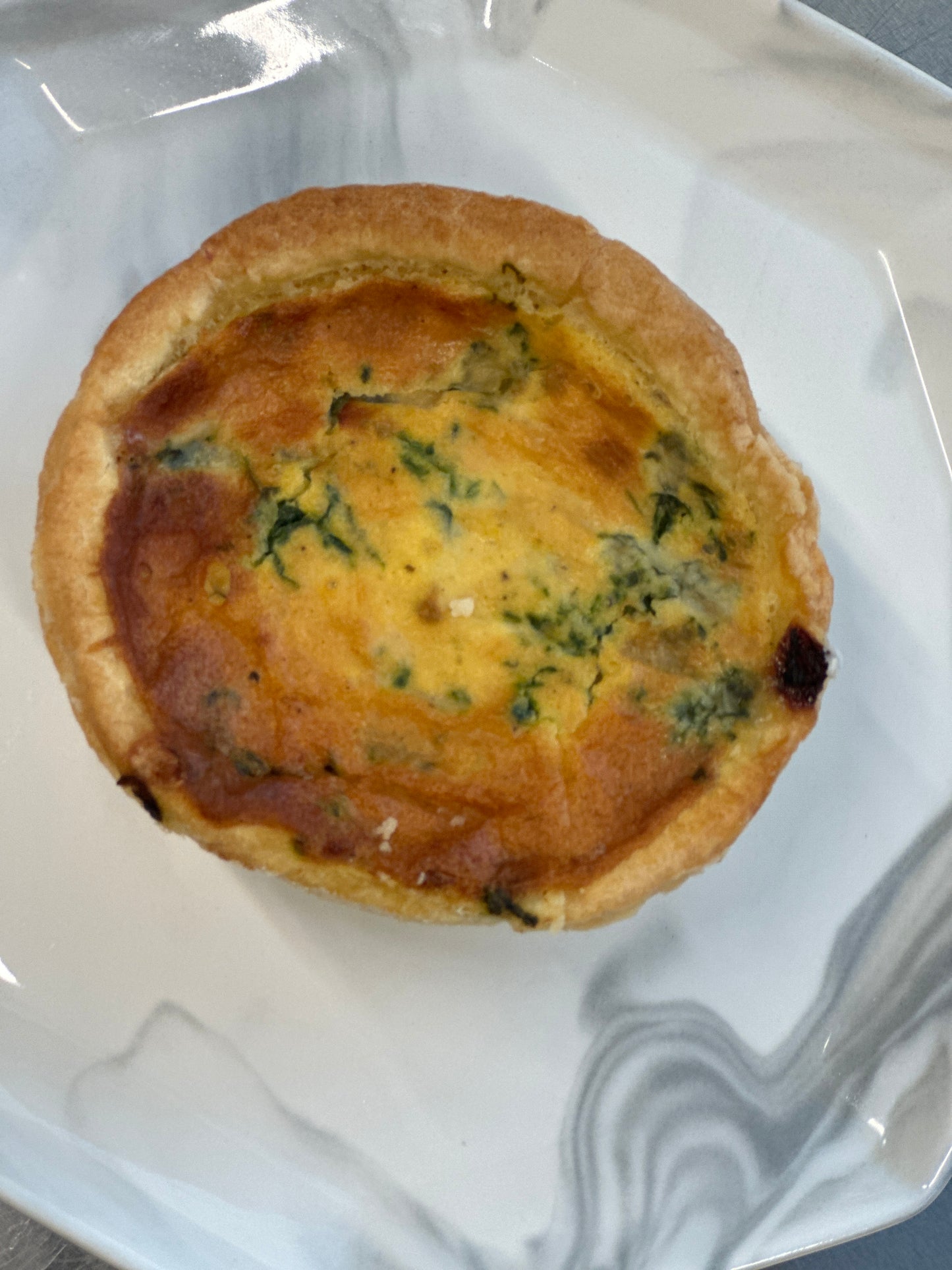 Halal Turkey Ham Spinach Quiche 250g