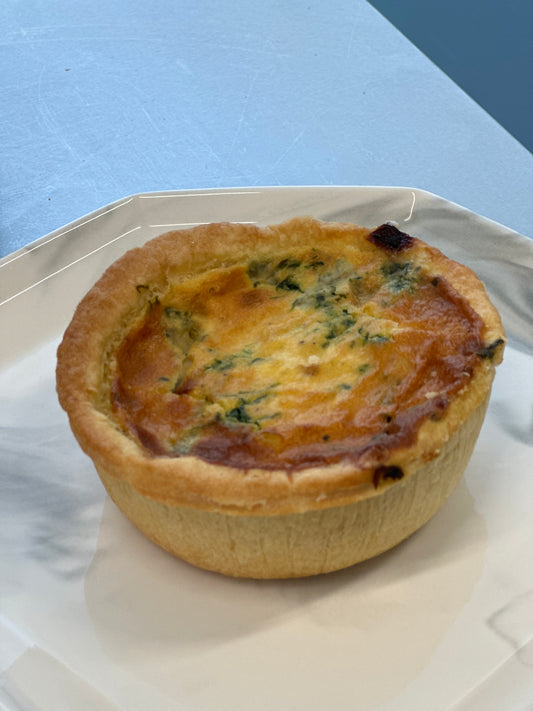 Halal Turkey Ham Spinach Quiche 250g