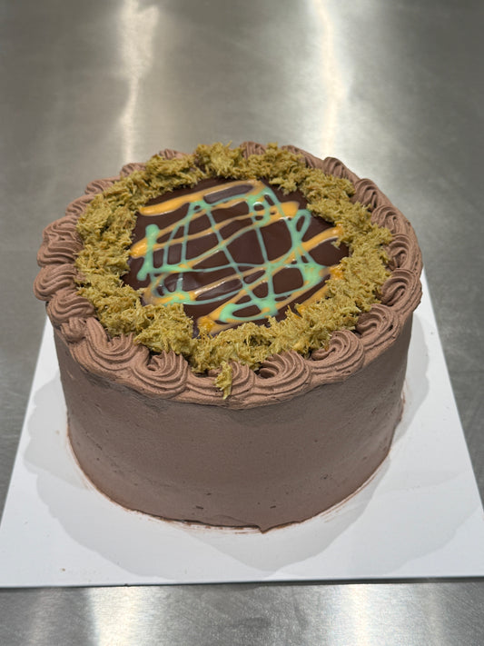 Halal Dubai Chocolate Kunafa Cake 6" (6-8 pax) New