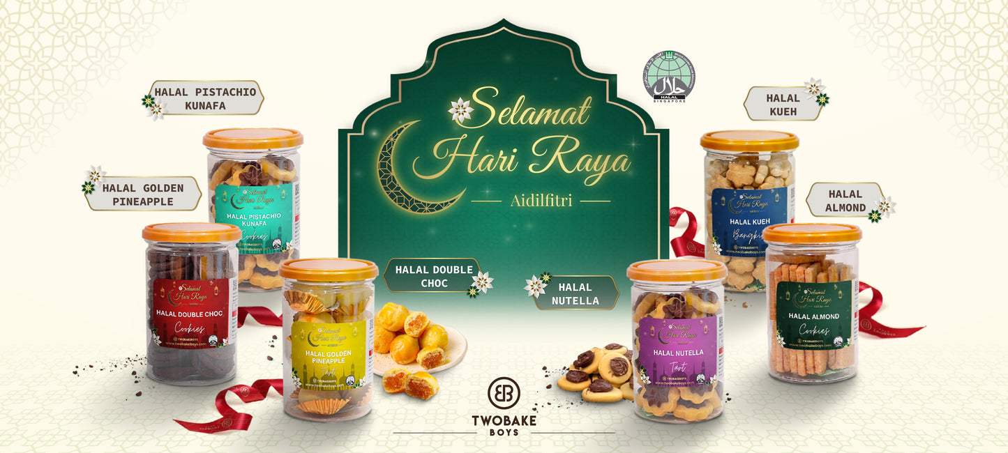 Selamat Hari Raya Pouch Cookies Bundle Set of 2🧧✨
