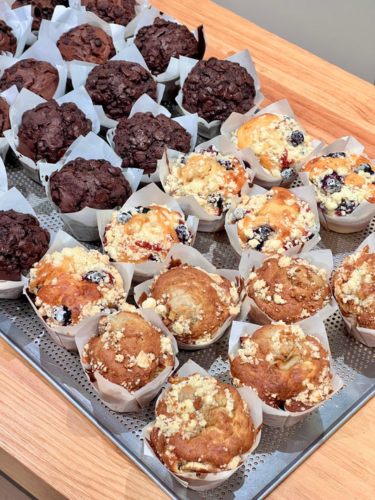 Assorted Tea break Muffin box of 9