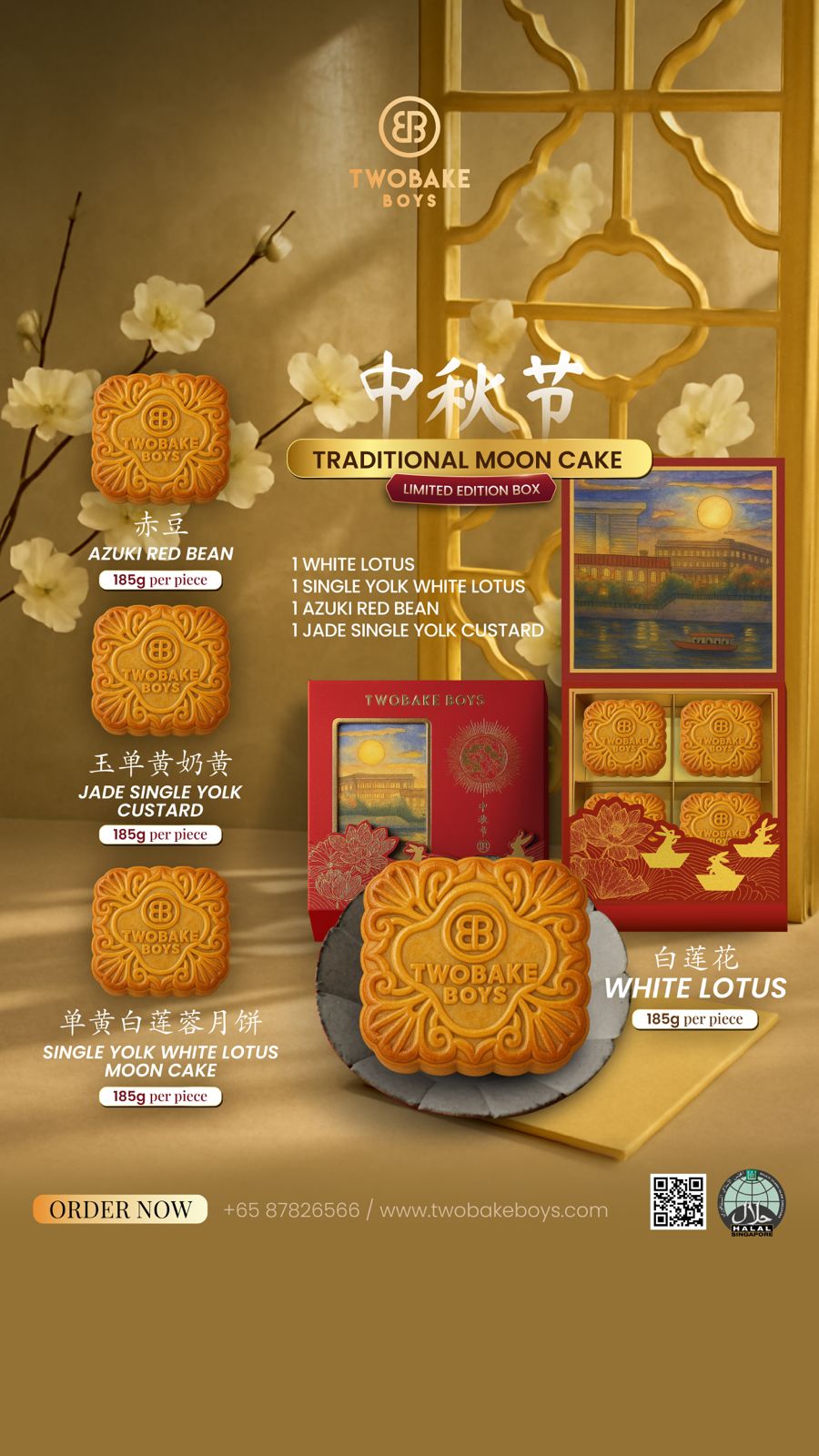25%OFF Limited Edition Moon Cake ✨🥮 Early Bird Auto Applys