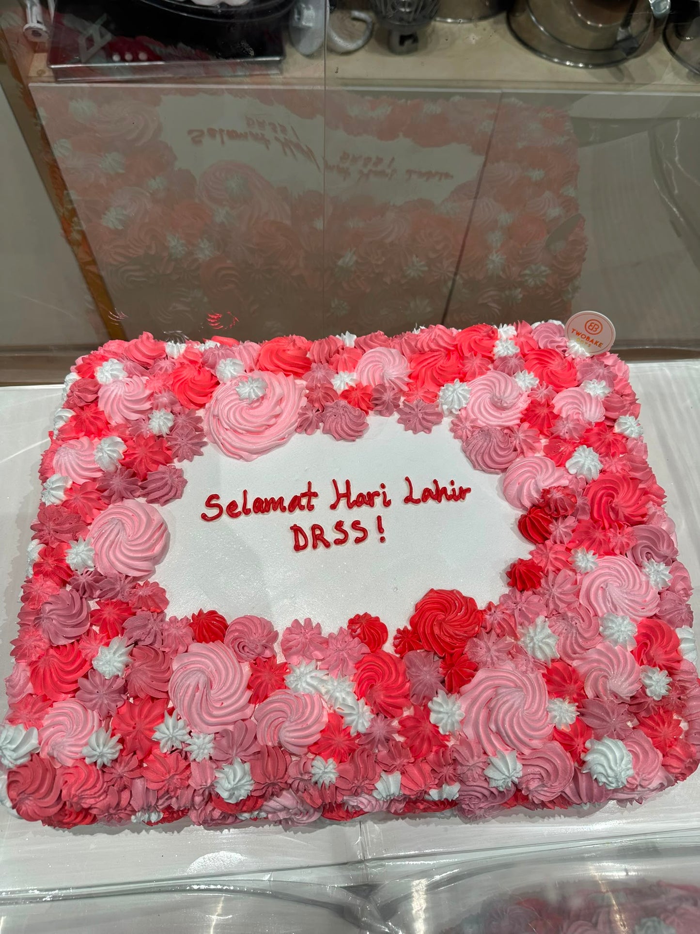 COMPANY LOGO EDIBL PRINT CAKE