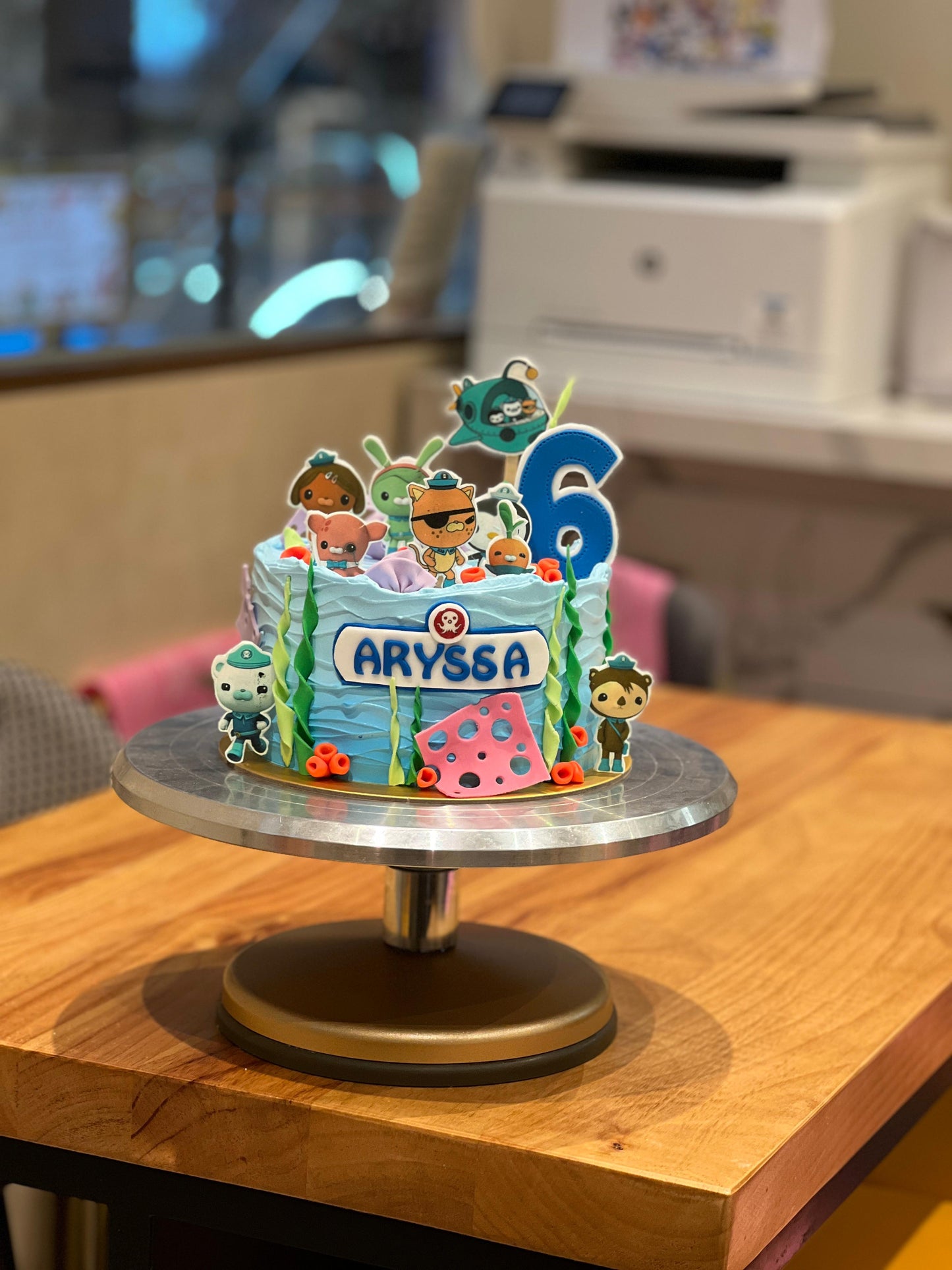 Customised Cartoon Cake