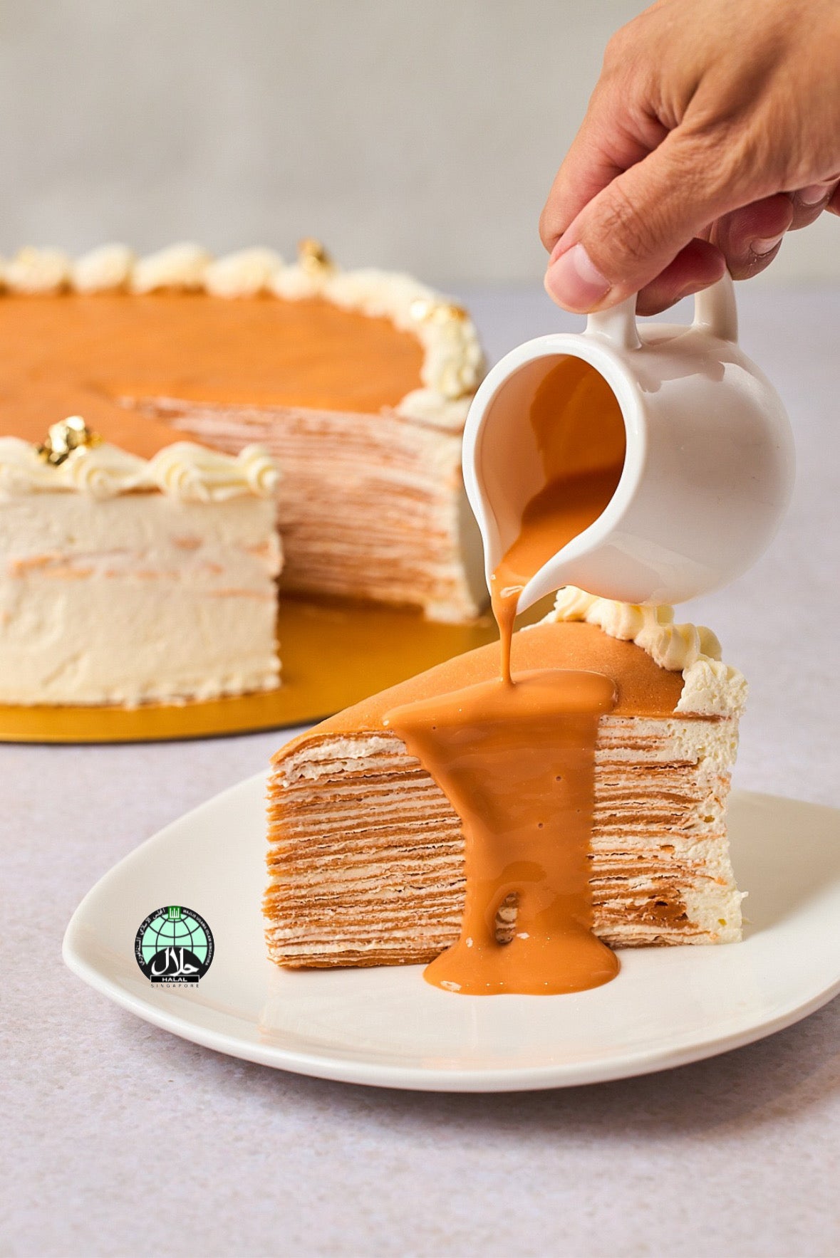 100% PURE Mao Shan Wang Durian Mille Crepe Cake (Best Seller 👑)