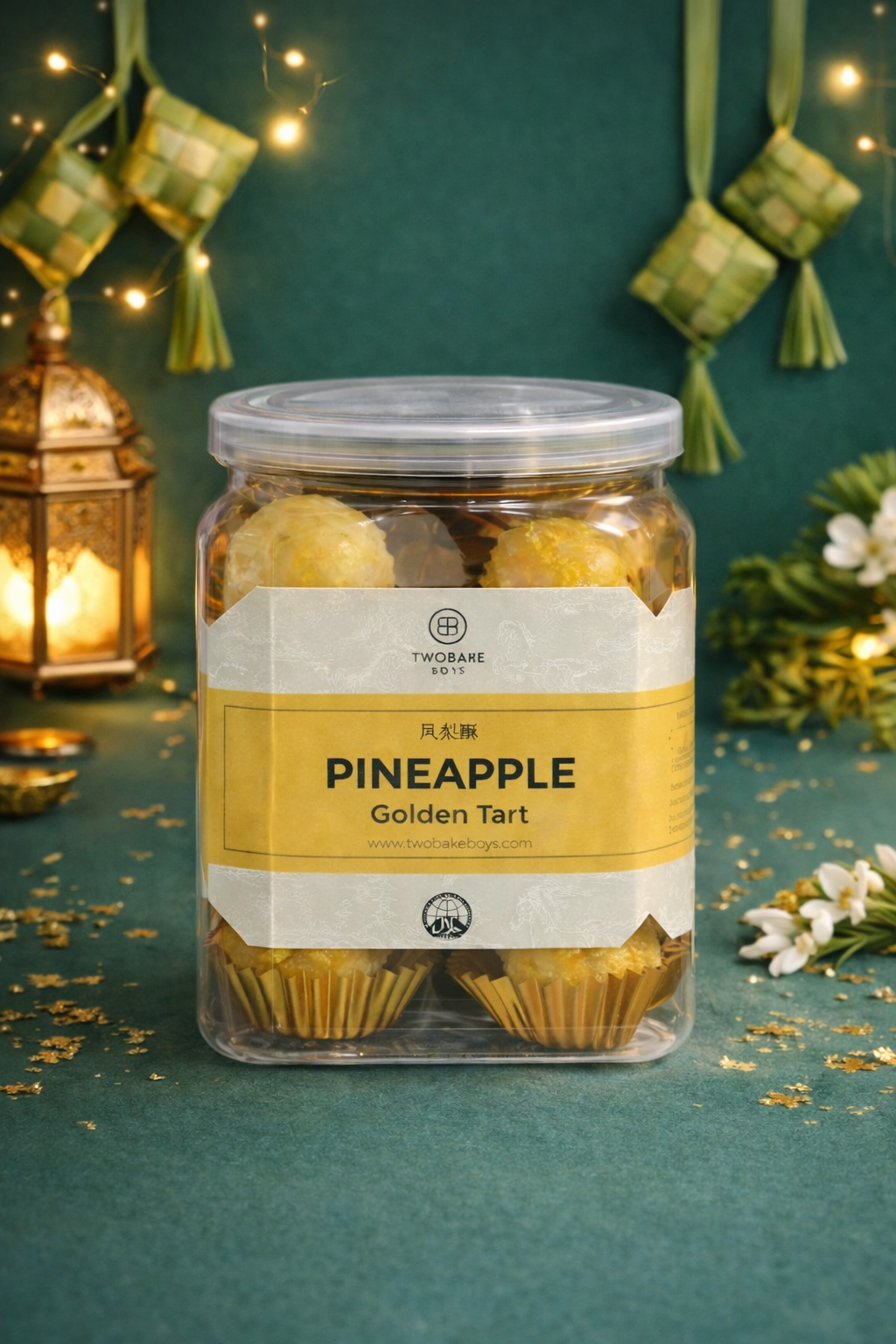 Golden Pineapple Tart Size L 320g✨ (Halal Certified)