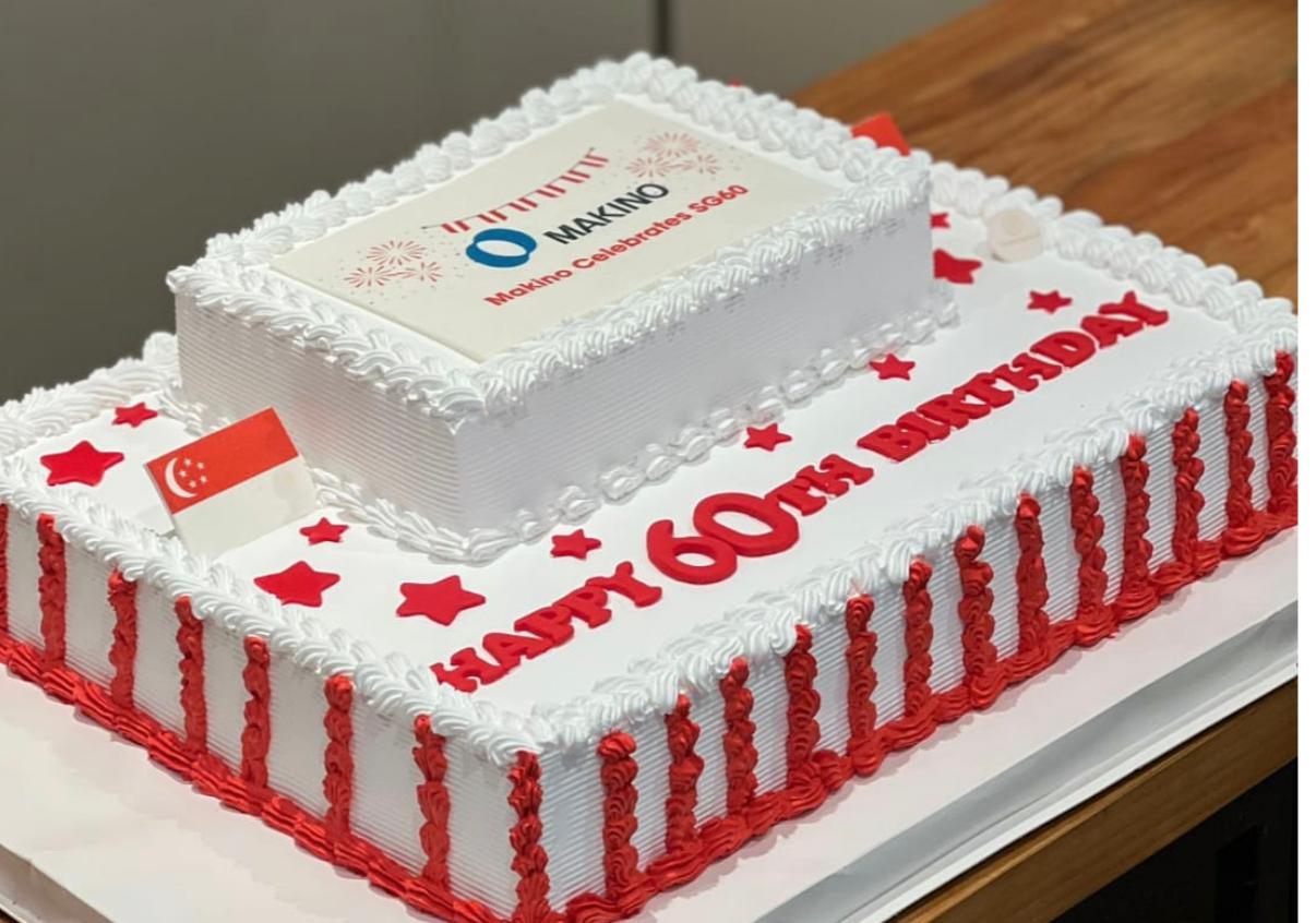 COMPANY LOGO EDIBL PRINT CAKE