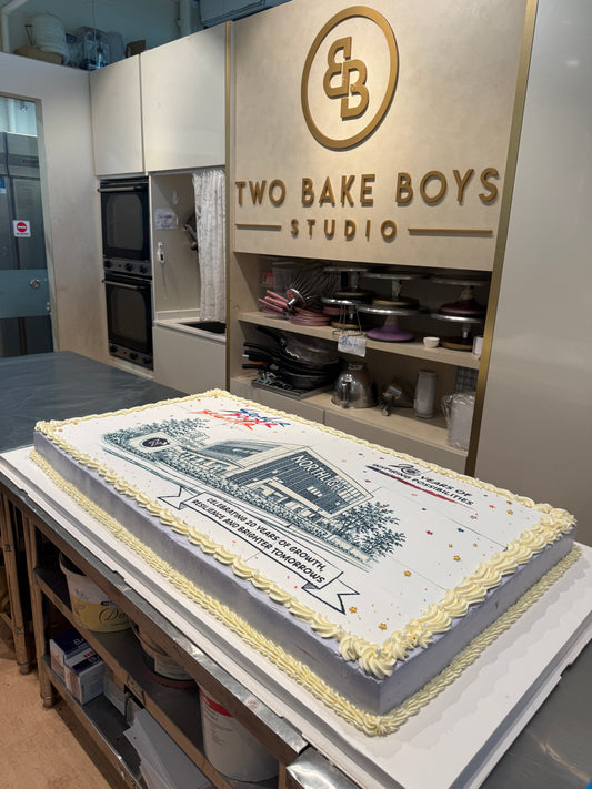 COMPANY LOGO EDIBL PRINT CAKE