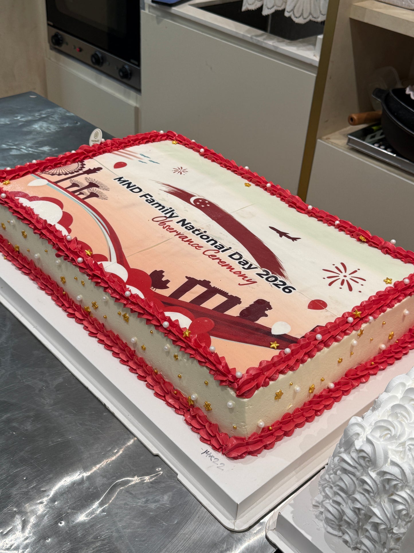 COMPANY LOGO EDIBL PRINT CAKE