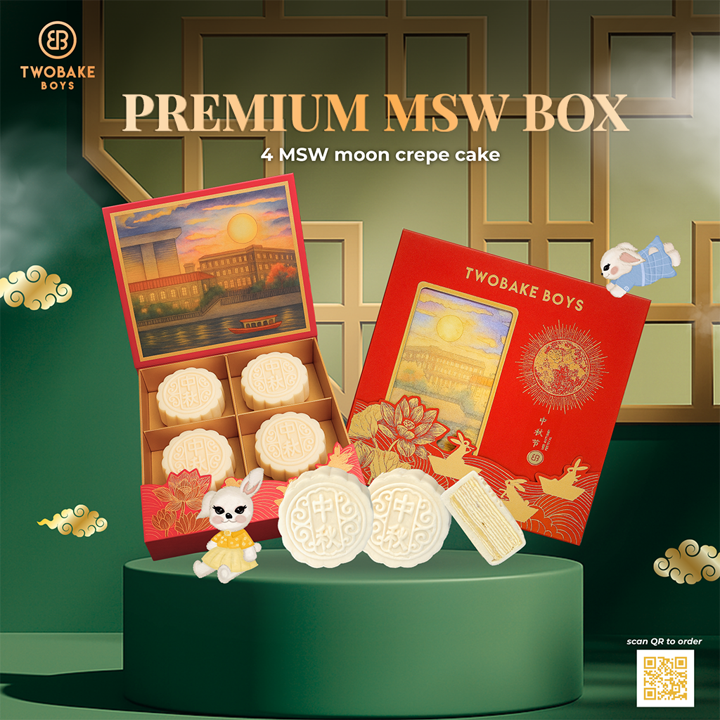 25%OFF Moon Crepe Cake Premium MSW Durain (4 PCS) 🌕  Early Bird Auto Applys