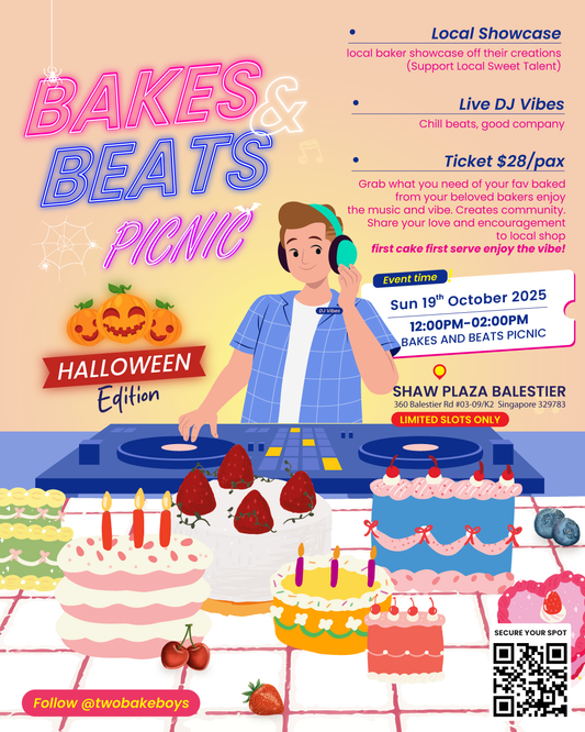 Bakes & Beats Ticket (Sun 19th Oct 12-2pm)