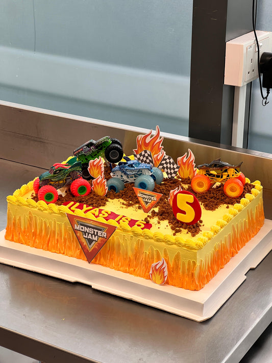 MONSTER TRUCK CUSTOMISED CELEBRATION CAKE