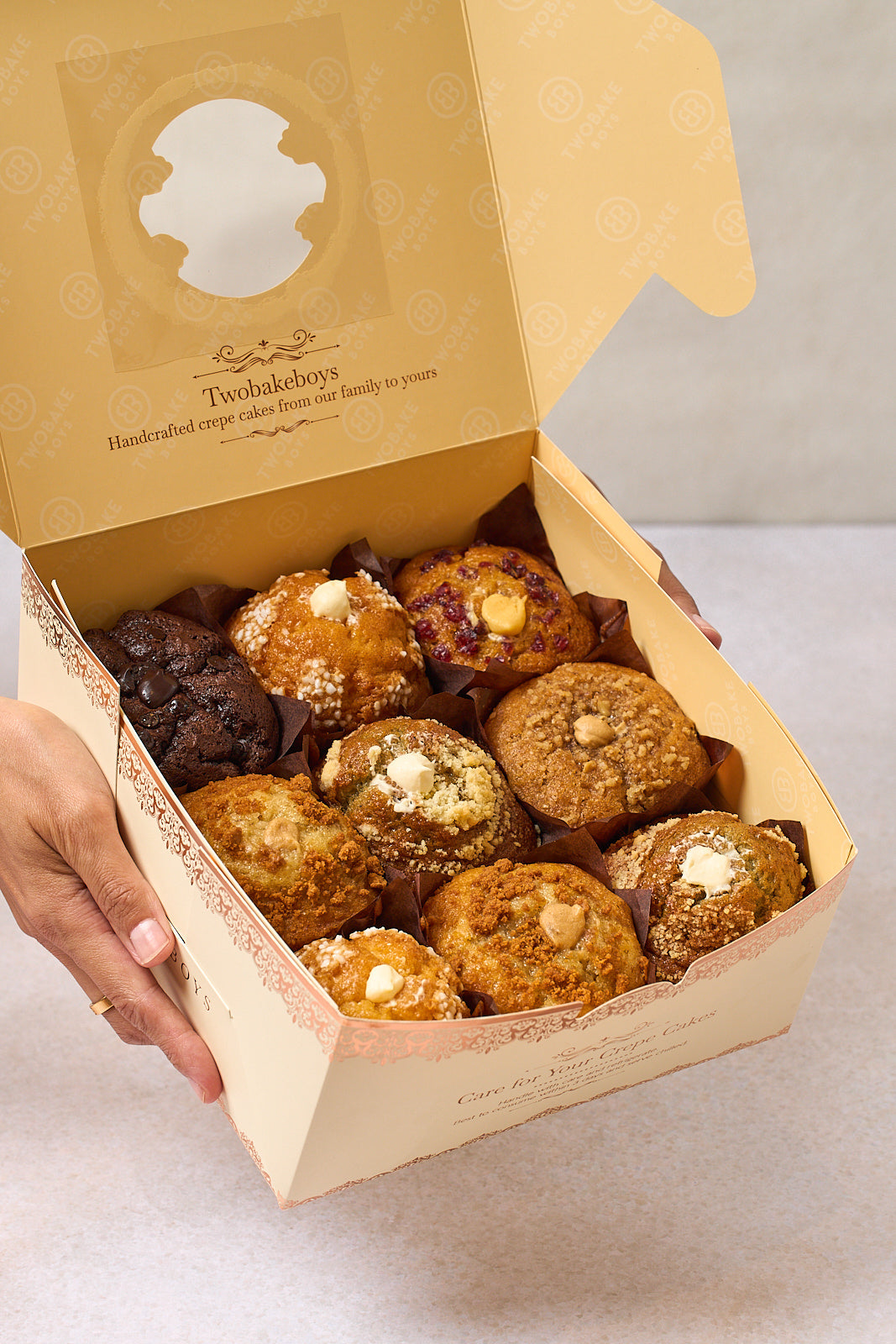 Assorted Lava Muffin box of 9