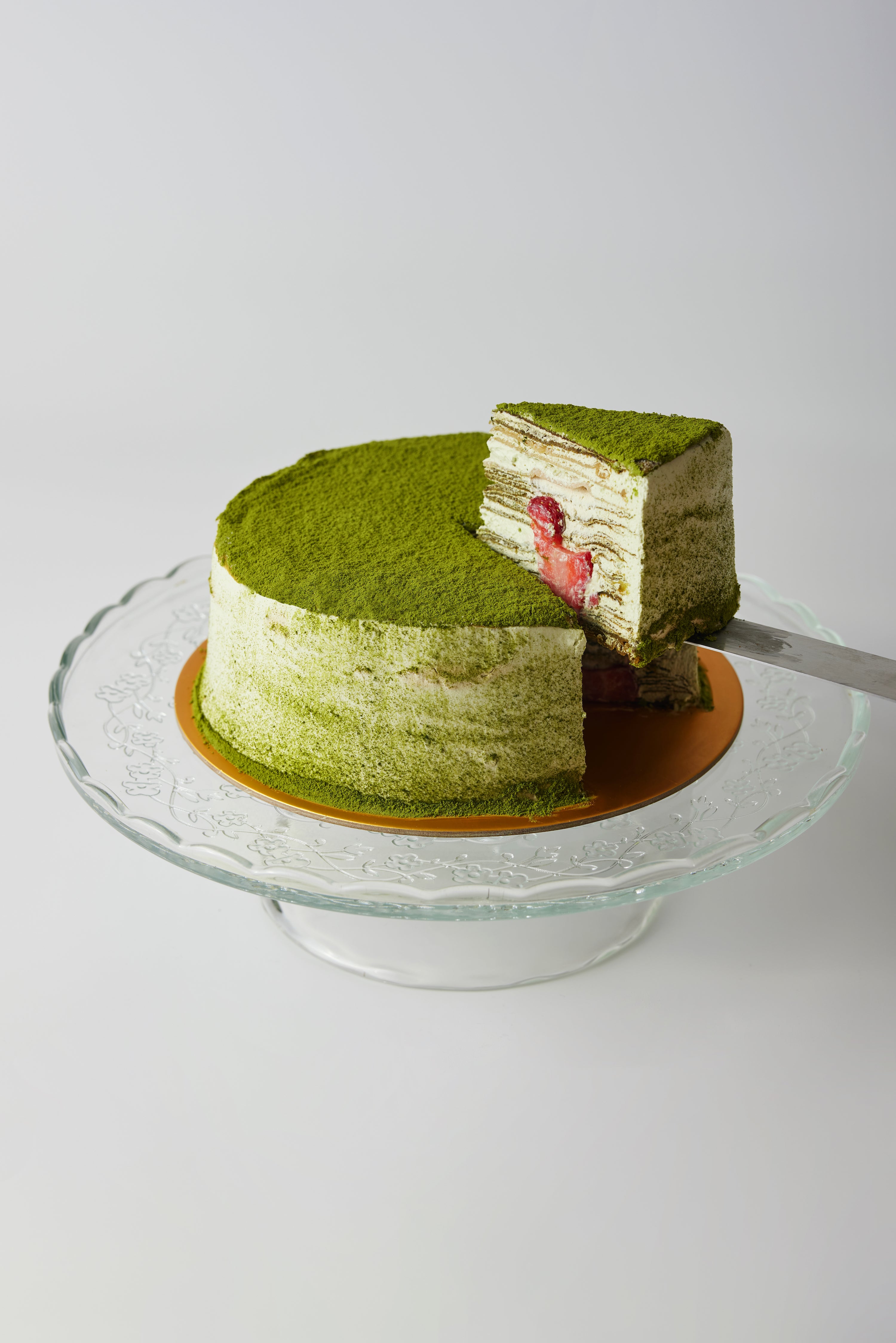 Vegan Matcha Mousse Cake | Lands & Flavors